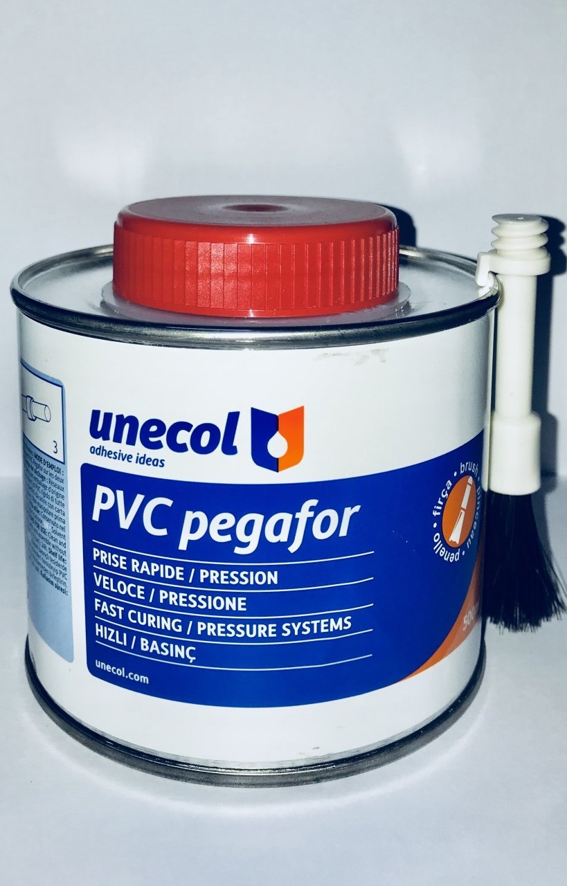 500 gr. (1/2 Kg.) Pegafor Sert PVC Yapıştırıcı