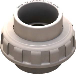 50 mm. İki Tarafı Yapıştırma PP Rakor