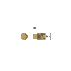 VOLVO PENTA DİŞİ TAPA th.1/2'' Bspt