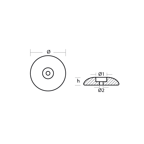UFO TUTYA Ø225 mm ALÜMİNYUM