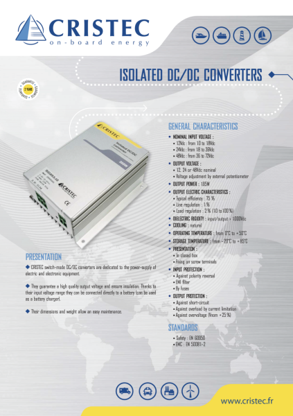 KONVERTÖR 12V/24V/08A
