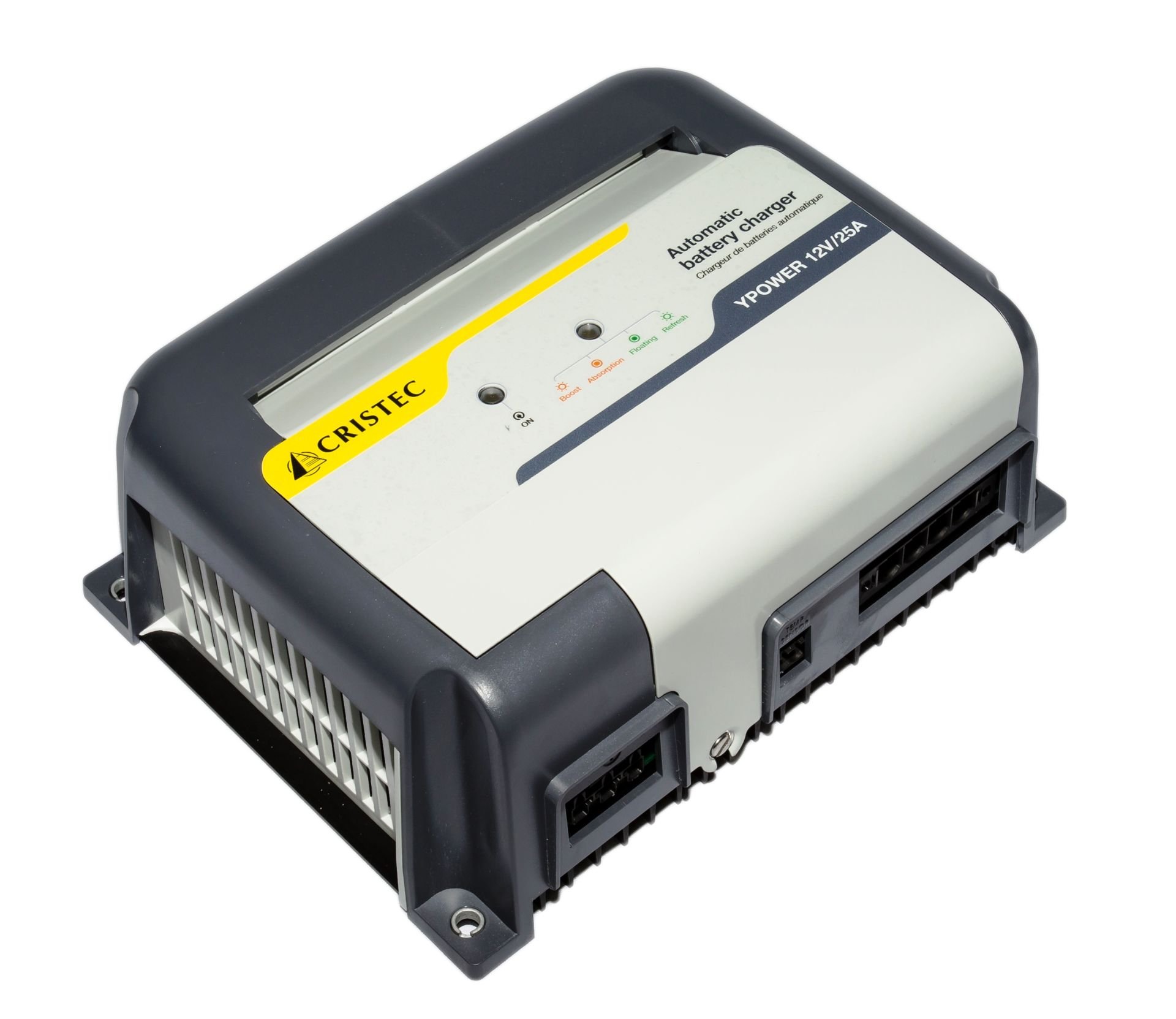 YPOWER AC-DC AKÜ ŞARJ CİHAZI 12V/16A 3 ÇIKIŞ FANSIZ