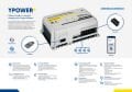 YPOWER AC-DC AKÜ ŞARJ CİHAZI 12V/60A 4 ÇIKIŞ FANSIZ BLUETOOTH BAĞLANTILI ÜCRETSİZ UYGULAMA İLE