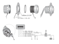 HARARET GÖSTERGESİ 52 mm SİYAH/SİYAH
