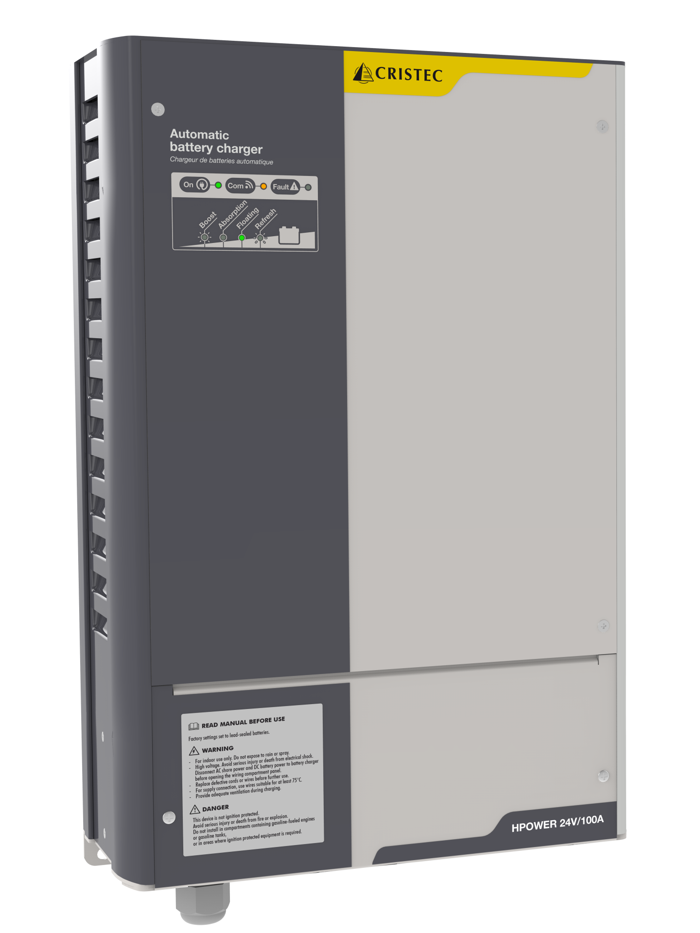 HPOWER AC-DC AKÜ ŞARJ CİHAZI 48V/30A 3 ÇIKIŞ FANLI