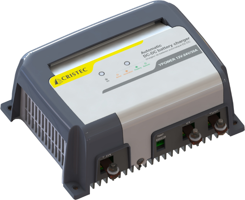 YPOWER DC-DC AKÜ ŞARJ CİHAZI/KONVERTÖR 12V-12V/60A TEK ÇIKIŞ FANSIZ