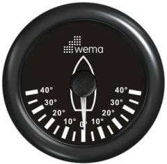 DÜMEN AÇI GÖSTERGESİ  52 mm SİYAH/SİYAH