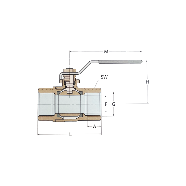KÜRESEL VANA 1'' RINA SERTİFİKALI BRONZ