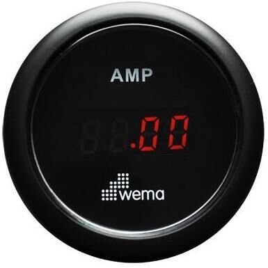 AMPERMETRE ŞÖNTLÜ 52 mm SİYAH/SİYAH