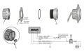MOTOR ÇALIŞMA ZAMAN SAATİ 52 mm BEYAZ/BEYAZ