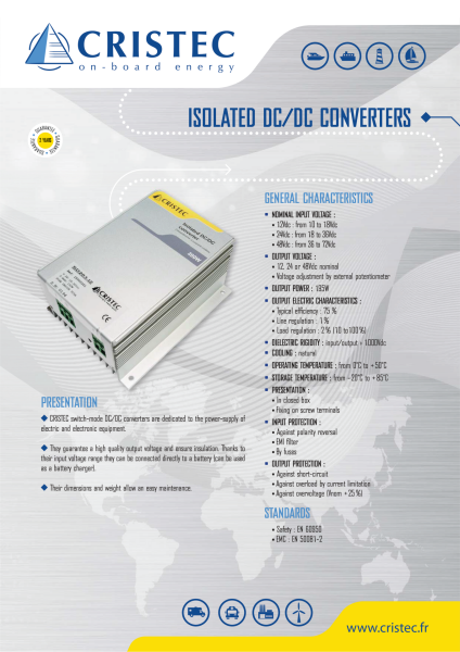 KONVERTÖR 12V/12V/16A