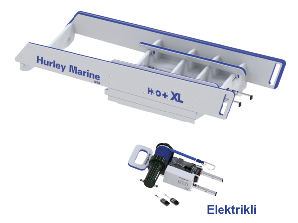 PLATFORM BOT/JETSKI KALDIRMA SİSTEMİ ELEKTRİKLİ VİNÇ H3O+XL 453kg KALDIRMA KAPASİTESİ