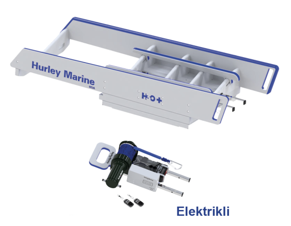 PLATFORM BOT/JETSKI KALDIRMA SİSTEMİ ELEKTRİKLİ VİNÇ H3O+328kg KALDIRMA KAPASİTESİ