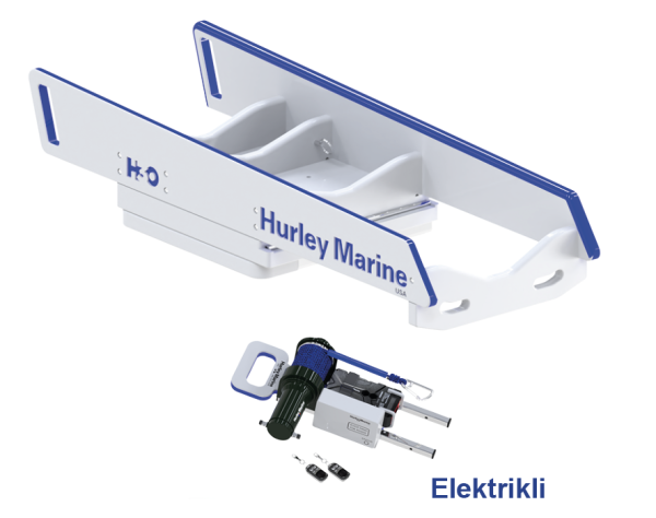 PLATFORM BOT/JETSKI KALDIRMA SİSTEMİ ELEKTRİKLİ VİNÇ H3O 181kg KALDIRMA KAPASİTESİ