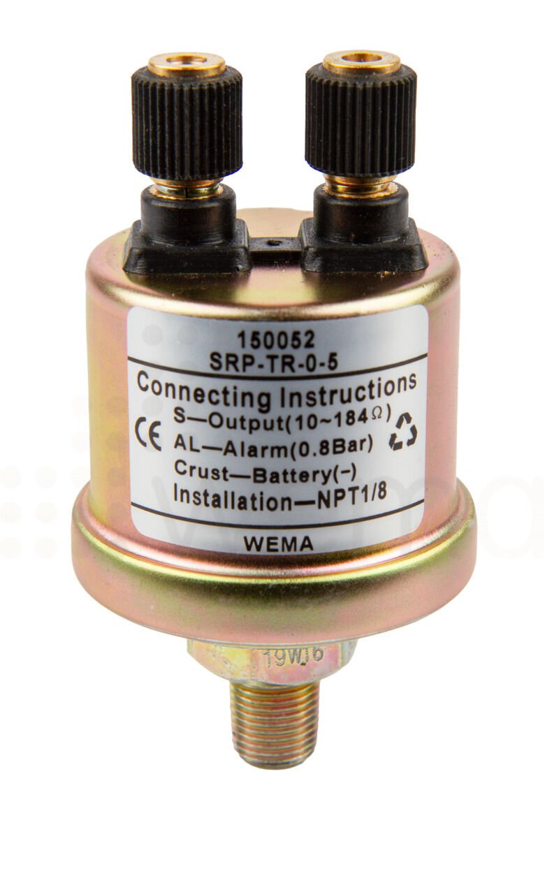 YAĞ BASINÇ SENSÖRÜ ALARMLI 5 BAR 1/8''-27NPT