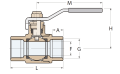 BRONZ KÜRESEL VANA 3/4''