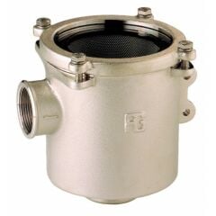 BRONZ DENİZ SUYU FİLTRESİ ALTTAN GİRİŞ YANDAN ÇIKIŞ 1''1/2
