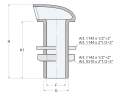 HAVA FİRARI ALEV KORUMALI 3/4''