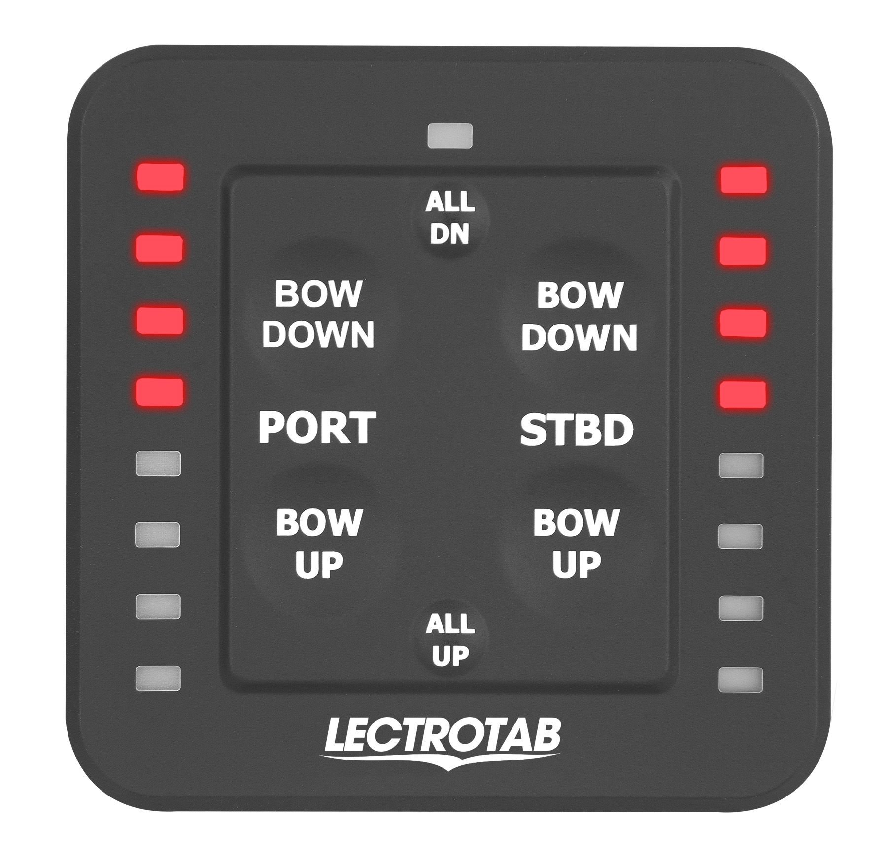 GÖSTERGELİ FLAP KONTROL PANELİ TEK/ÇİFT İSTASYON 12V/24V ( FLYBRIDGE İÇİN İKİNCİ SLC11 KUMANDA SATIN ALINMALIDIR )