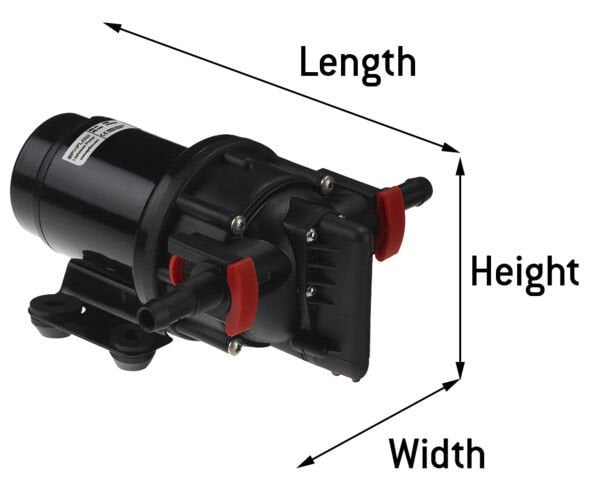HİDROFOR AQUA JET WPS 2.4 GPM 12V BSP 2.8 BAR 9 LT/DK