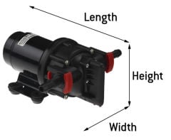 HİDROFOR AQUA JET WPS 2.4 GPM 12V BSP 2.8 BAR 9 LT/DK