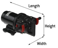 HİDROFOR AQUA JET WPS 2.4 GPM 24V BSP 2.8 BAR  9 LT/DK