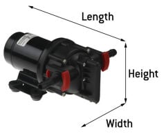 HİDROFOR AQUA JET WPS 2.9 GPM 12V BSP 2.8 BAR 11 LT/DK