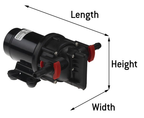HİDROFOR AQUA JET WPS 2.9 GPM 24V BSP 2.8 BAR 11 LT/DK