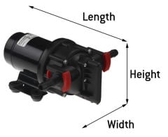 HİDROFOR AQUA JET WPS 2.9 GPM 24V BSP 2.8 BAR 11 LT/DK