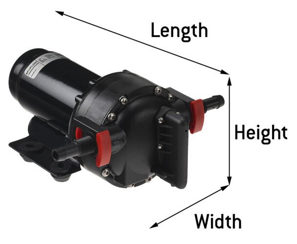 HİDROFOR AQUA JET WPS 4.0 GPM 24V BSP 2.8 BAR 15 LT/DK