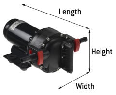HİDROFOR AQUA JET WPS 4.0 GPM 24V BSP 2.8 BAR 15 LT/DK