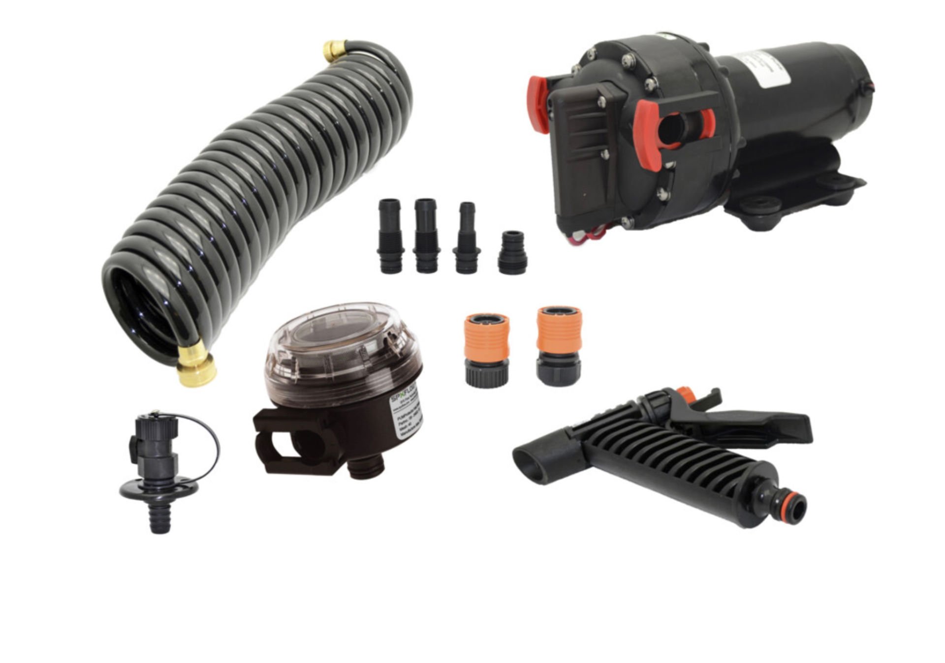 GÜVERTE YIKAMA POMPA KİTİ AQUA JET WD 5.2 GPM 24V 20 LT/DK