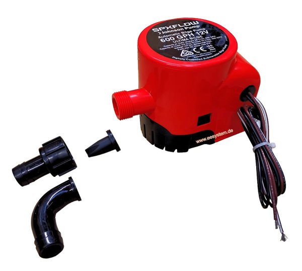 SİNTİNE POMPASI ULTIMA BILGE 600 GPH 12V INT. SWITCH 38 LT/DK DİJİTAL FLATÖRLÜ
