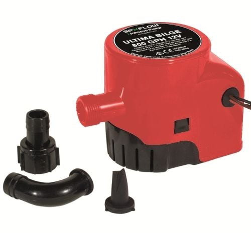 SİNTİNE POMPASI ULTIMA BILGE 800 GPH 12V INT. SWITCH 51 LT/DK DİJİTAL FLATÖRLÜ
