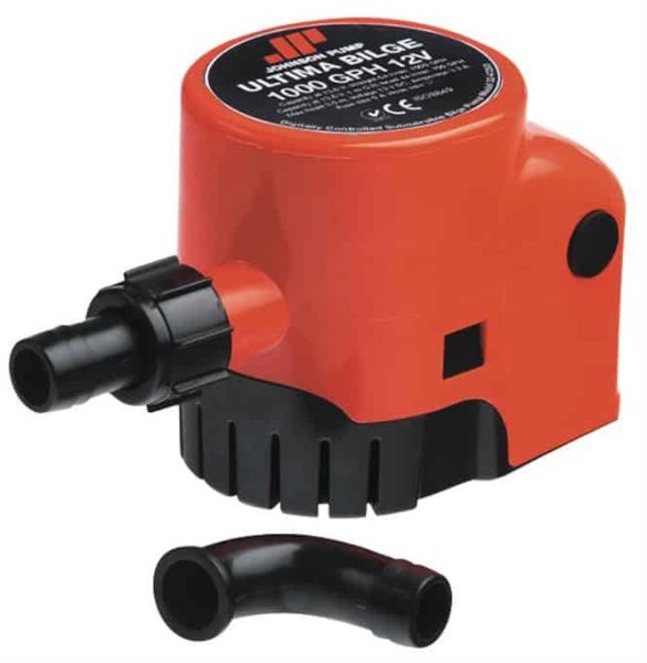 SİNTİNE POMPASI ULTIMA BILGE 1000 GPH 12V INT. SWITCH 64 LT/DK DİJİTAL FLATÖRLÜ