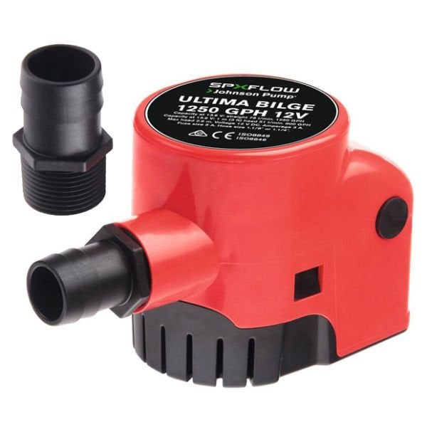 SİNTİNE POMPASI ULTIMA BILGE 1250 GPH 12V INT. SWITCH 79 LT/DK DİJİTAL FLATÖRLÜ
