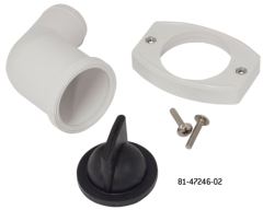 OUT. ELBOW/OUT. PIPE GASKET & PLAST. NUT