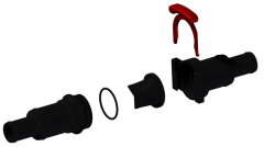 ÇEKVALF IN-LINE NON-RETURN VALVE 25/38 mm