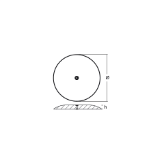 TOPRAKLAMA PLAKASI (DYNAPLATE) Ø  128mm h13
