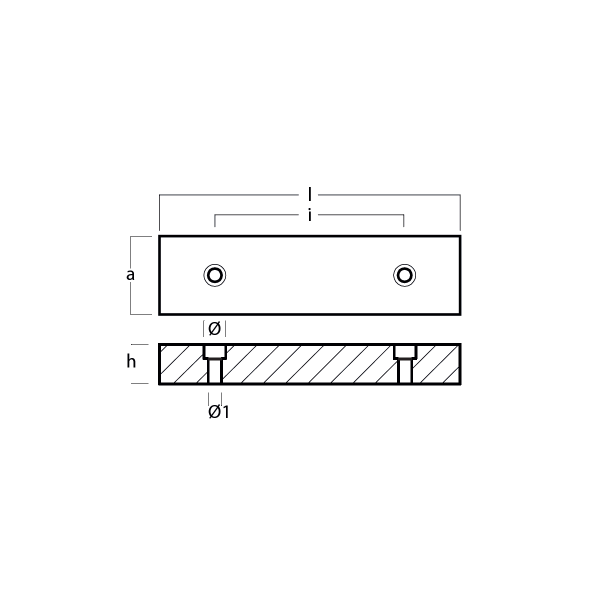 GÖVDE, PLATFORM VE FLAP TUTYASI 190x50x26 H.C. 100