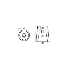 PERVANE TUTYASI KONİK (YEDEK) shaft Ø 35mm