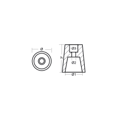 PERVANE TUTYASI KONİK (YEDEK) shaft Ø 40mm