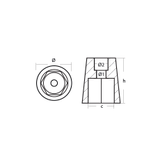 PERVANE TUTYASI ALTIKÖŞE (YEDEK) shaft Ø 100mm