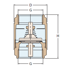 PİRİNÇ YAYLI ÇEKVALF 4''