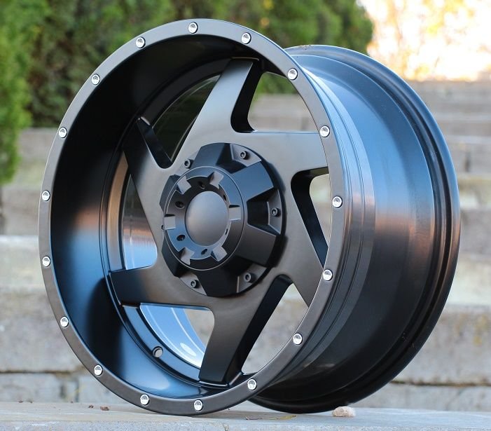 GT 6052 18X9.0 6X139.7 ET -12 Matt Black