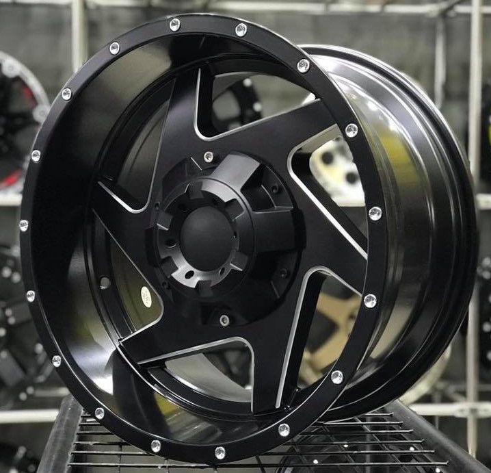 GT 6052 17X9.0 6X139.7 ET -12 Matt Black