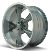 Ridler Type 695  18X8.0 5X114.3 ET0 Grey/Machined Lip