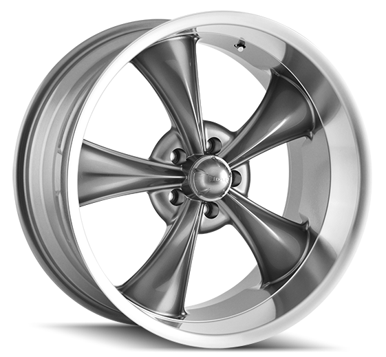 Ridler Type 695  18X8.0 5X114.3 ET0 Grey/Machined Lip