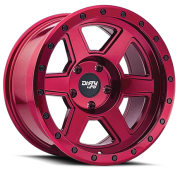 Dirty Life Compound 9315 17X9.0  6X139.7  ET-12 Crimson Candy Red