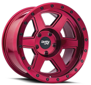 Dirty Life Compound 9315 17X9.0  5X127  ET-38 Crimson Candy Red